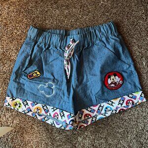 Women's Disney Cotton-Denim 90's Style Shorts Size Small